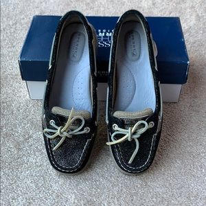 Sperry Top-Sider Angelfish Black Sparkle Shoes